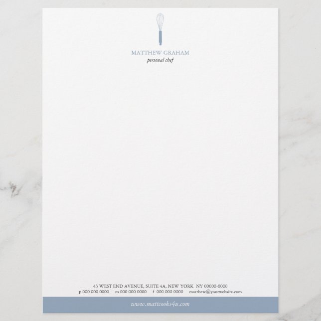 Lettre À En-tête En-tête Whisk It (Devant)