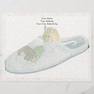 Lettre À En-tête Slipper de souris