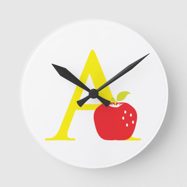 Lettre A Horloge initiale (Recto)
