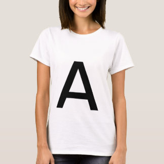 lettre "A" T-shirt