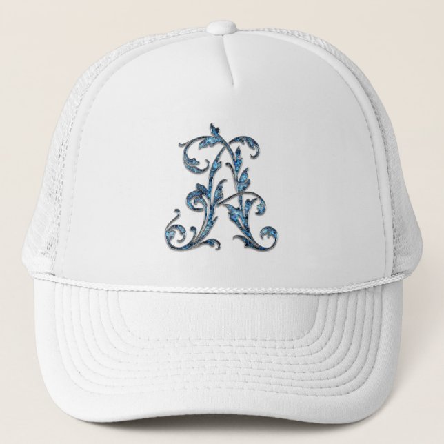 Lettre alphabet CASQUETTE personnalisé (Devant)