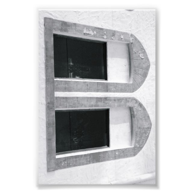 LETTRE Alphabet Photographie B5 Noir et Blanc 4x6 (Devant)