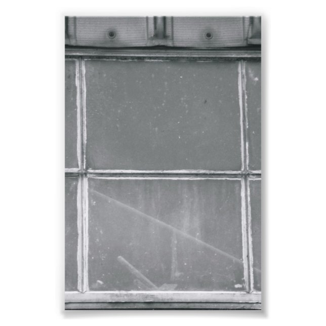 LETTRE Alphabet Photographie H1 Noir et Blanc 4x6 (Devant)