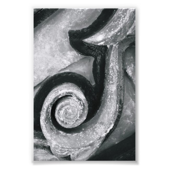 LETTRE Alphabet Photographie J2 noir et blanc 4x6 (Devant)