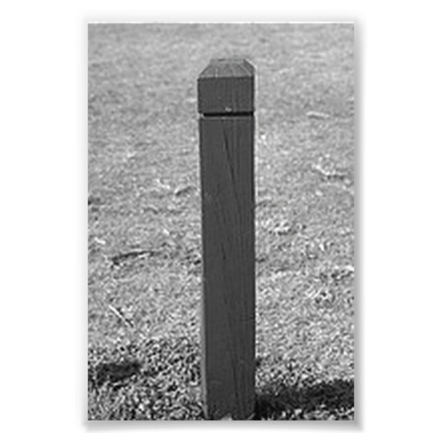 LETTRE Alphabet Photographie L3 noir et blanc 4x6 (Devant)