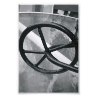 LETTRE Alphabet Photographie Q2 Noir et Blanc 4x6