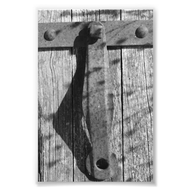 LETTRE Alphabet Photographie T3 noir et blanc 4x6 (Devant)