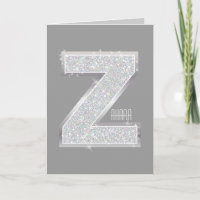 LETTRE ARGENT Z