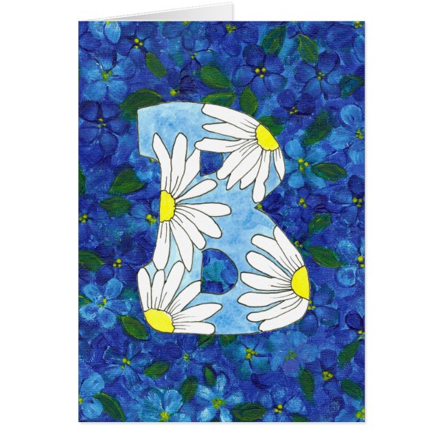 Lettre B Carte pour notes (Devant)