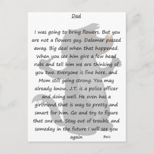 Lettre carte postale