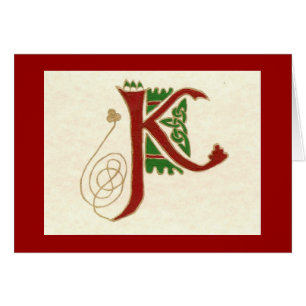 LETTRE CELTIQUE K