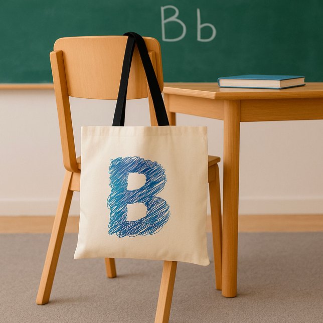 Lettre croisée B Sac fourre-tout (Créateur téléchargé)