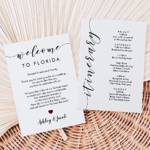 Lettre d'accueil du mariage et carte d'itinéraire 