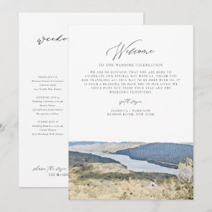 LETTRE D'ACCUEIL HUDSON RIVER Carte Mariage Timeli