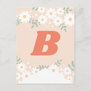 LETTRE Daisy do-it-yourself Retro Carte postale Bu