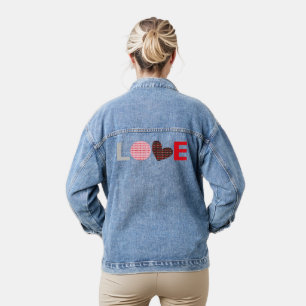 lettre d'amour gris noir rose rouge mini coeur
