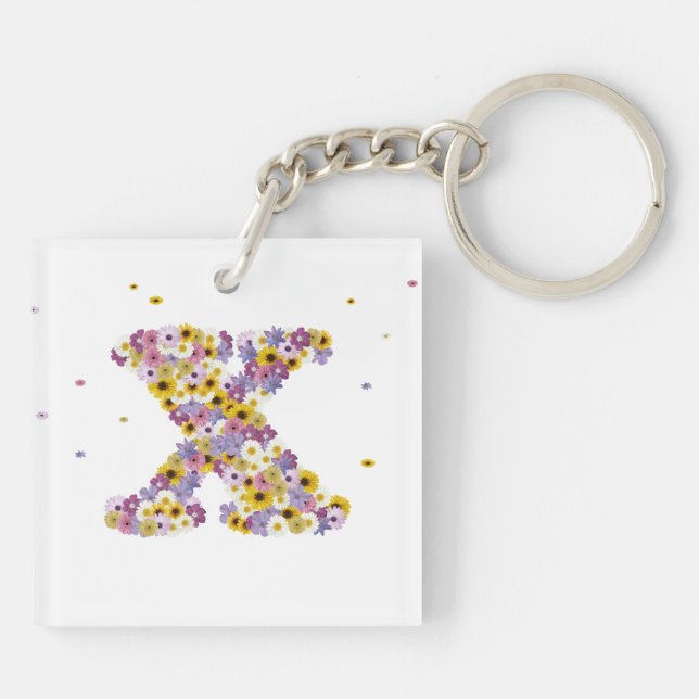 Lettre de fleurs X (Dos)