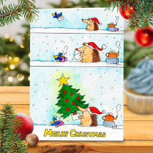 Lettre de Noël carte de voeux par Nicole Janes