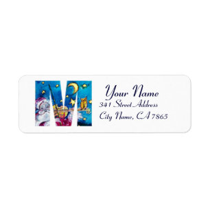 LETTRE DE NOËL M / MONOGRAM PÈRE NOËL INSPIRÉ