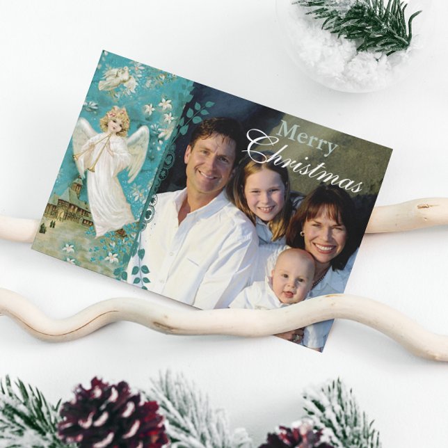 Lettre de Noël sur le dos Ange Cartes de Noël (Créateur téléchargé)