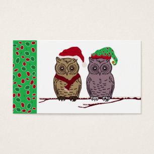 Lettre de père Noël Owl et Elf Owl pour Père Noël