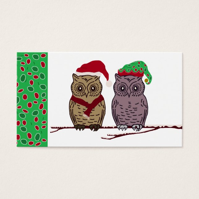 Lettre de père Noël Owl et Elf Owl pour Père Noël (Devant)