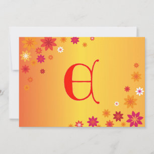 Lettre E Invitation