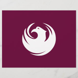 Lettre En-tête avec Drapeau de Phoenix, Arizona