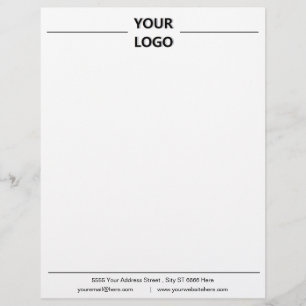 Lettre En-tête de votre entreprise Design Business avec l