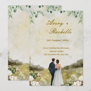 Lettre faire-part de mariage