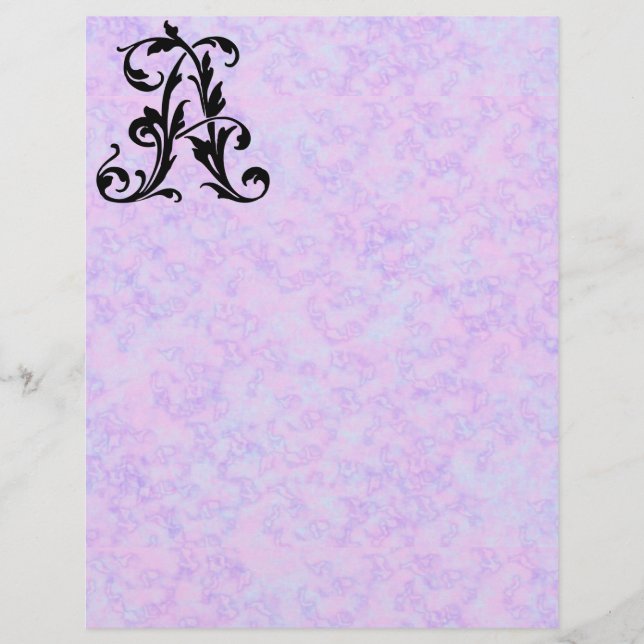 Lettre feuille A (Devant)