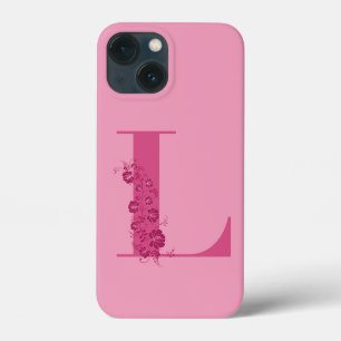 Lettre florale L coque iphone