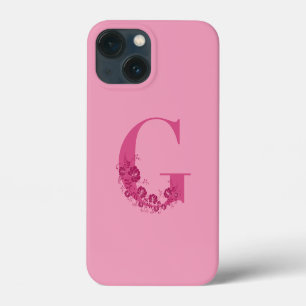 LETTRE Florale MONÂTRE G coque iphone