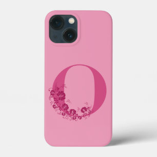 Lettre florale O coque iphone