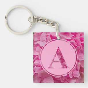 LETTRE Florale rose A ET XO