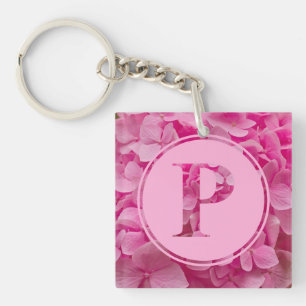 LETTRE Florale rose "P" ET XO