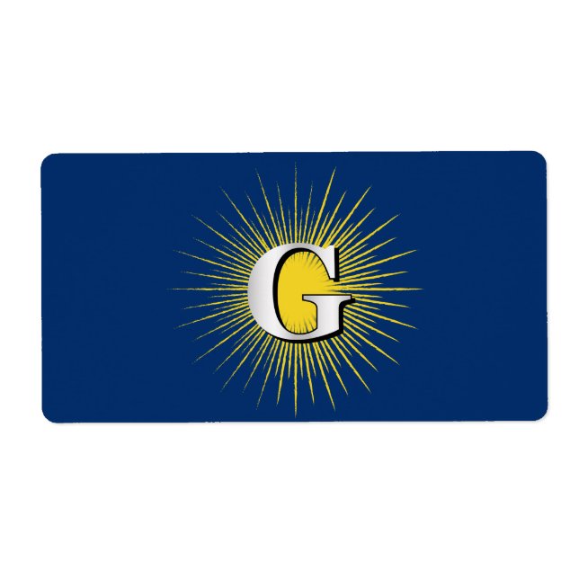 Lettre G - symbole maçonnique (Devant)