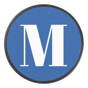 LETTRE INITIALE Bleu Profond Monogramme Moderne De