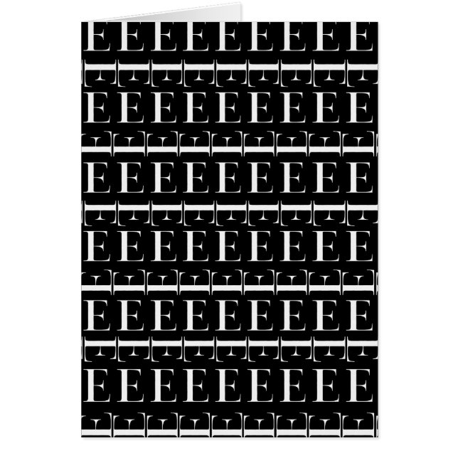 Lettre initiale monogramme E (Devant)