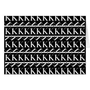 Lettre initiale monogramme K