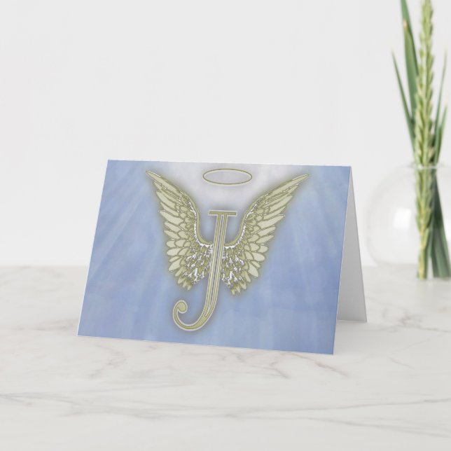 Lettre J Angel Monogramme (Devant)