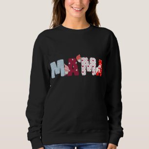 Lettre Mama Patchwork Sweatshirt - Coeur mignon