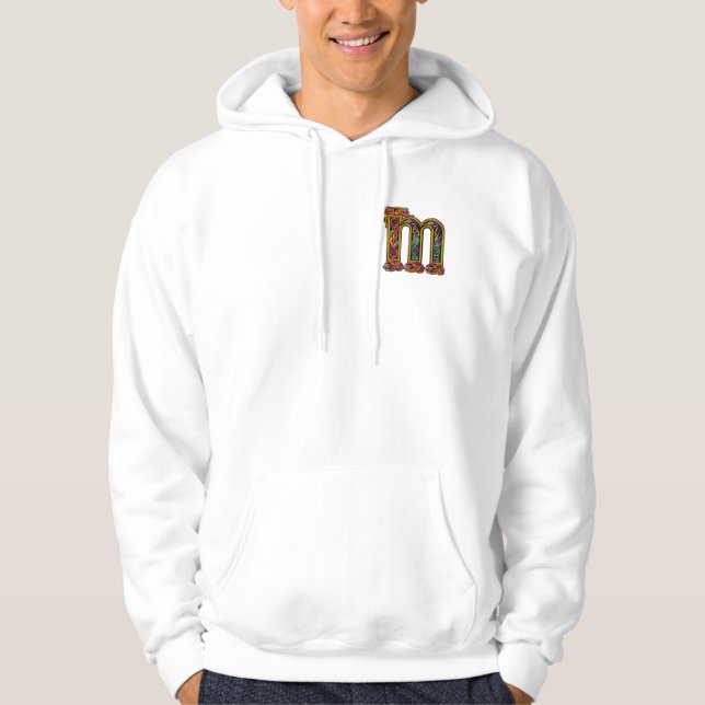 Lettre médiévale "M" Histoire amoureux Sweat - shi (Devant)