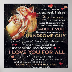 Lettre mignonne pour mari   Décoration familiale  