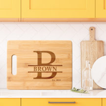 Lettre minimaliste B Monogramme Nom Personnalisé É