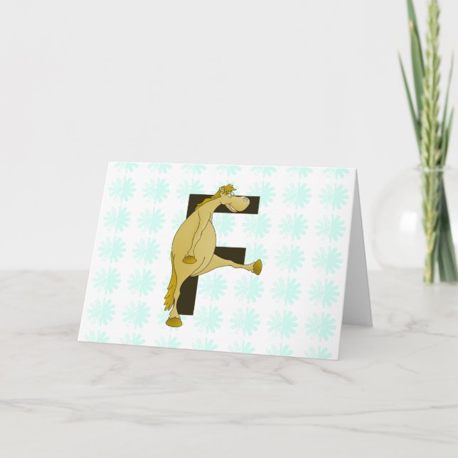 Lettre monogramme F Pony (Devant)