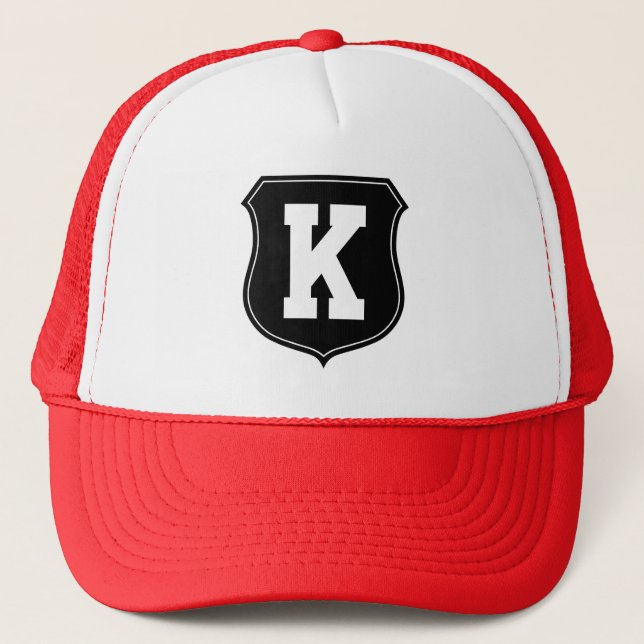 Lettre monogramme K casquette | casquettes sportif (Devant)
