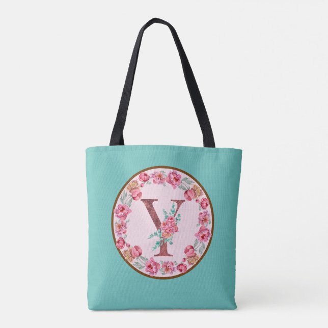 Lettre Monogramme Y avec Sac fourre-tout d'image d (Dos)