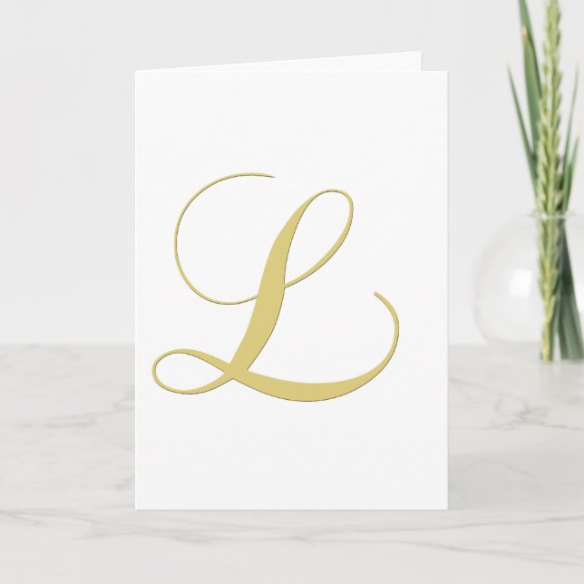 Lettre monographie L Golden Single (Devant)