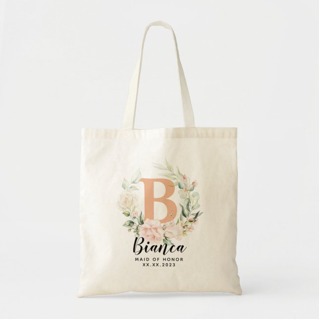 LETTRE PERSONNALISÉE VERDOYÈRE Sac fourre-tout BRI (Devant)
